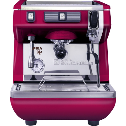 Кофемашина рожковая полуавтомат Nuova Simonelli Appia Life 1Gr S 220V red (167515) - интернет-магазин КленМаркет.ру