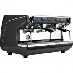 Кофемашина рожковая автомат Nuova Simonelli Appia Life 2Gr V 220V black economizer+high groups (167625) - интернет-магазин КленМаркет.ру