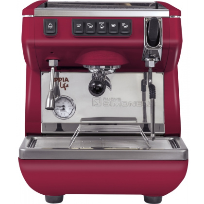 Кофемашина рожковая автомат Nuova Simonelli Appia Life 1Gr V 220V red (167518) - интернет-магазин КленМаркет.ру