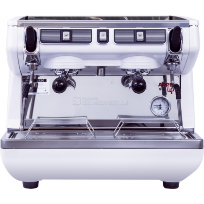 КОФЕМАШИНА - полуавтомат Nuova Simonelli Appia Life Compact 2Gr S 220V white eco+high groups 167635 - интернет-магазин КленМаркет.ру