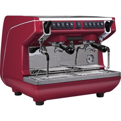 Кофемашина рожковая автомат Nuova Simonelli Appia Life Compact 2Gr V 220V red+economizer+high groups (167632) - интернет-магазин КленМаркет.ру