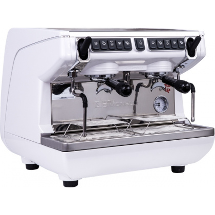 Кофемашина рожковая автомат Nuova Simonelli Appia Life Compact 2Gr V 220V white+economizer+high groups (167630) - интернет-магазин КленМаркет.ру