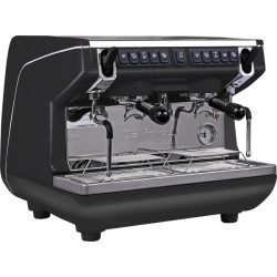 Кофемашина рожковая автомат Nuova Simonelli Appia Life Compact 2Gr V 220V black+economizer+high groups - интернет-магазин КленМаркет.ру