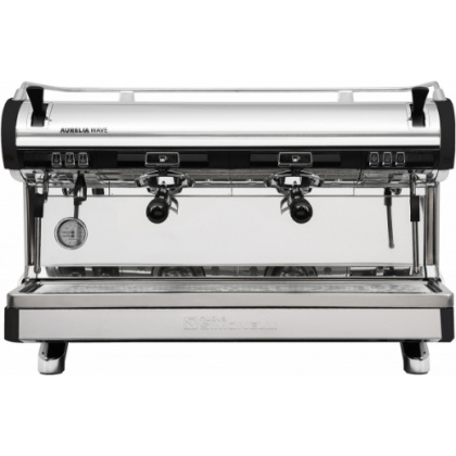 Кофемашина рожковая полуавтомат Nuova Simonelli Aurelia Wave 2Gr S 220V black+high groups+LED (167972) - интернет-магазин КленМаркет.ру