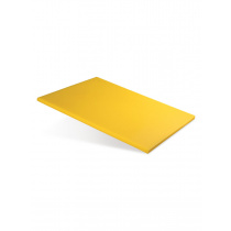 Доска разделочная 400х300х12 мм желтый пластик