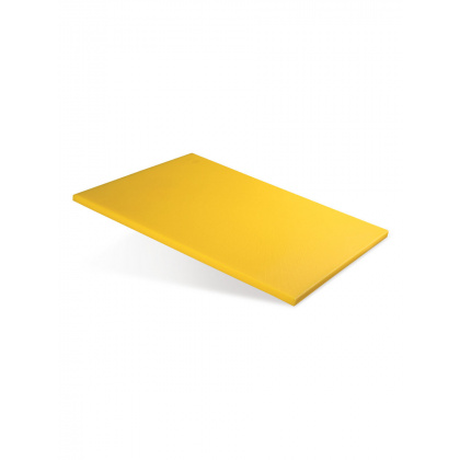 Доска разделочная 600х400х18 мм желтый пластик - интернет-магазин КленМаркет.ру