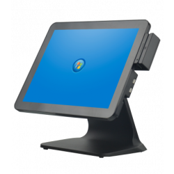 POS-компьютер моноблок QLine10 - 15“ сенсорный 4Gb, 120 MSSD, MSR, Windows 10 - интернет-магазин КленМаркет.ру