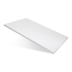 Доска разделочная 530х325х18 мм белая пластик - интернет-магазин КленМаркет.ру