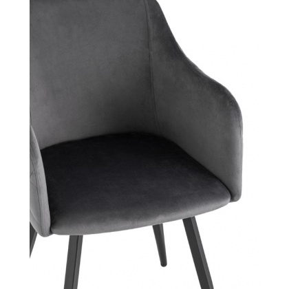 Стул-кресло «Негрони вращающийся» с мягким сиденьем (ножки стальные) - интернет-магазин КленМаркет.ру