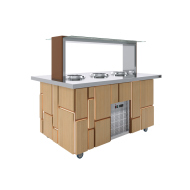 Салат-бар под электрические супницы Luxstahl СБС-1500 Premium