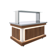 Салат-бар нейтральный Luxstahl СБН-1500 Premium