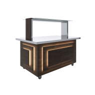 Салат-бар нейтральный Luxstahl СБН-1500 Premium