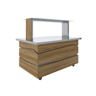 Салат-бар нейтральный Luxstahl СБН-1500 Premium