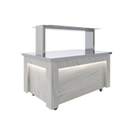 Салат-бар нейтральный Luxstahl СБН-1500 Premium