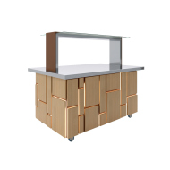 Салат-бар нейтральный Luxstahl СБН-1500 Premium