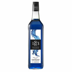 Сироп 1883 Maison Routin Блю Кюрасао (Blue Curaсao), 1 литр - интернет-магазин КленМаркет.ру