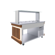 Салат-бар тепловой Luxstahl СБТ-1500 Premium