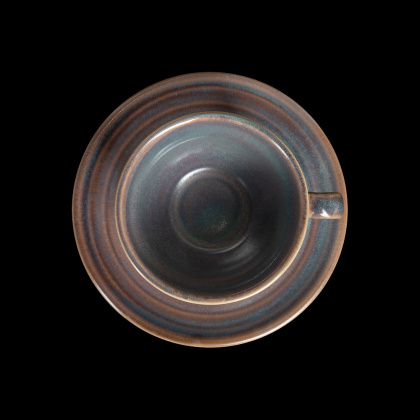 Чайная пара 200 мл, сине-коричневый «Corone Terra» - интернет-магазин КленМаркет.ру