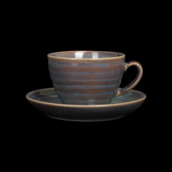 Чайная пара 300 мл, сине-коричневый «Corone Terra» - интернет-магазин КленМаркет.ру