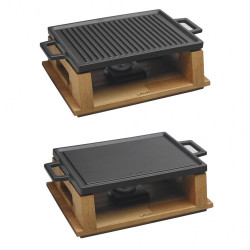 Сковорода для подачи на дерев. подст. 30*20 см гриль прямоуг. чугун LAVA [81249938] - интернет-магазин КленМаркет.ру