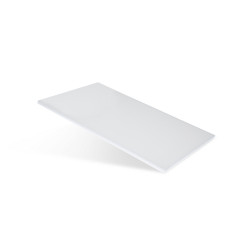 Доска разделочная 300х200х6 мм белая пластик - интернет-магазин КленМаркет.ру