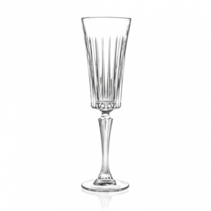Бокал-флюте для шампанского 210 мл хр. стекло Style TimeLess RCR Cristalleria [81262005] - интернет-магазин КленМаркет.ру