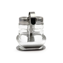 Набор для специй «Family» (соль, перец) Luxstahl [820] - интернет-магазин КленМаркет.ру