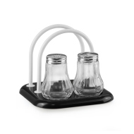 Набор для специй «Волна» (соль, перец) + салфетница [129-2] 