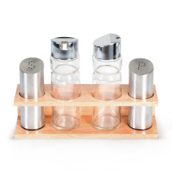 Набор для специй (4 предмета), металл - интернет-магазин КленМаркет.ру