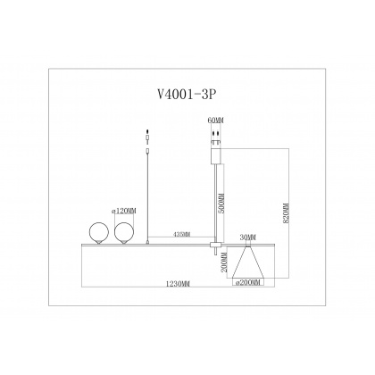 Подвесной светильник Moderli V4001-3P Holly - интернет-магазин КленМаркет.ру