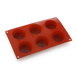 Форма для выпечки Средний маффин, 6 элементов Silicon Flex [SF023/S] - интернет-магазин КленМаркет.ру