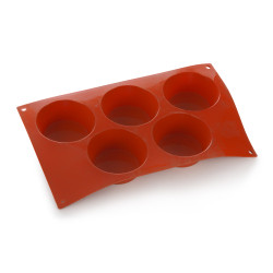 Форма для выпечки Большой маффин, 5 элементов Silicon Flex [SF024/N] - интернет-магазин КленМаркет.ру