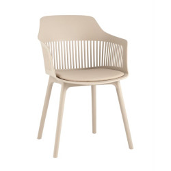 Стул пластиковый «Киото с подушкой» полумягкий - интернет-магазин КленМаркет.ру