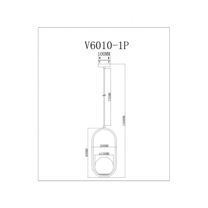 Подвесной светильник Moderli V6010-1P Klaster - интернет-магазин КленМаркет.ру