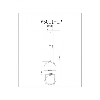 Подвесной светильник Moderli V6011-1P Klaster - интернет-магазин КленМаркет.ру