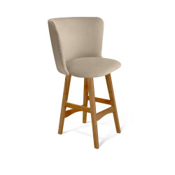 Стул полубарный «SHT-ST36/S65-1» с мягким сиденьем (деревянный каркас) - интернет-магазин КленМаркет.ру