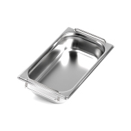 ГАСТРОЕМКОСТЬ 1/3х2,5'' 327х176х65 с ручками Luxstahl ГАСТРОЕМКОСТЬ 1/3х2,5'' 327х176х65 с ручками Luxstahl