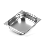 ГАСТРОЕМКОСТЬ 1/2х2,5'' 327х265х65 с ручками Luxstahl ГАСТРОЕМКОСТЬ 1/2х2,5'' 327х265х65 с ручками Luxstahl