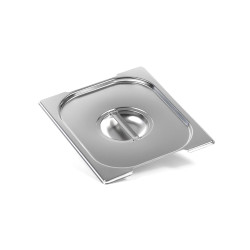 Крышка Luxstahl из нержавеющей стали для GN 1/2 с ручками [812-L] - интернет-магазин КленМаркет.ру