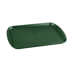 Поднос столовый 420х300 мм зеленый полипропилен - интернет-магазин КленМаркет.ру