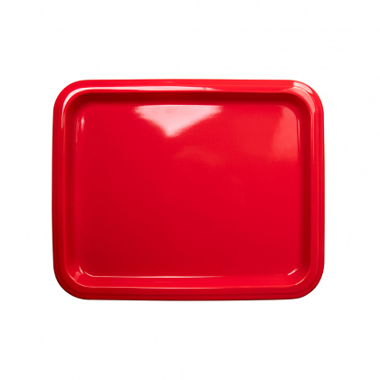 Гастроемкость керамическая «Corone» GN 1/2 330х268х20 мм красная [LQ-QK15076-186C] - интернет-магазин КленМаркет.ру