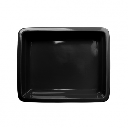 Гастроемкость керамическая «Corone» GN 1/2 326х265х60 мм черная [LQ-QK15029-K] - интернет-магазин КленМаркет.ру