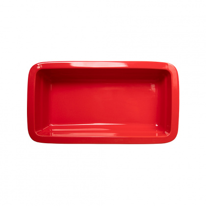 Гастроемкость керамическая «Corone» GN 1/3 328х175х60 мм красная [LQ-QK15074-186C] - интернет-магазин КленМаркет.ру