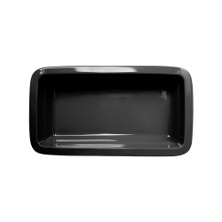 Гастроемкость керамическая «Corone» GN 1/3 328х175х60 мм черная [LQ-QK15074-K] - интернет-магазин КленМаркет.ру