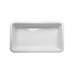 Гастроемкость керамическая «Corone» GN 1/3 328х175х60 мм белая [LQ-QK15074] - интернет-магазин КленМаркет.ру