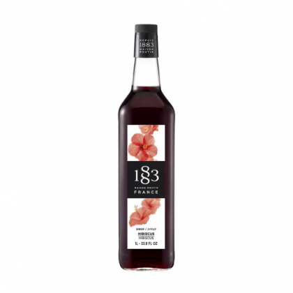 Сироп 1883 Maison Routin Гибискус (Hibiscus) 1л [81230281] - интернет-магазин КленМаркет.ру