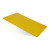 Доска разделочная 530х325х18 мм желтая пластик - интернет-магазин КленМаркет.ру