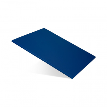Доска разделочная 350х260х8 мм синяя пластик - интернет-магазин КленМаркет.ру