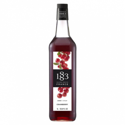 Сироп 1883 Maison Routin Клюква (Cranberry), 1 литр [81230025] - интернет-магазин КленМаркет.ру