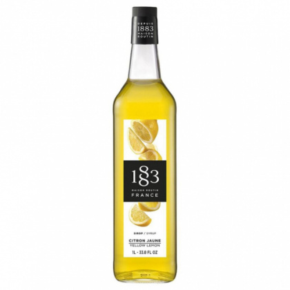 Сироп 1883 Maison Routin Лимон желтый (Yellow Lemon), 1 литр [81230021] - интернет-магазин КленМаркет.ру